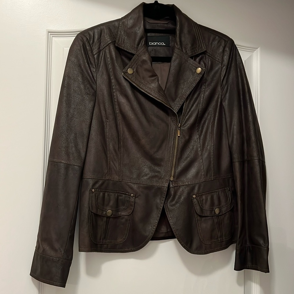 Faux jacket.